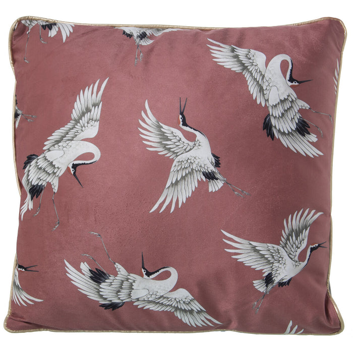 Cushion Alexandra House Living Pink Textile 45 x 45 cm Velvet