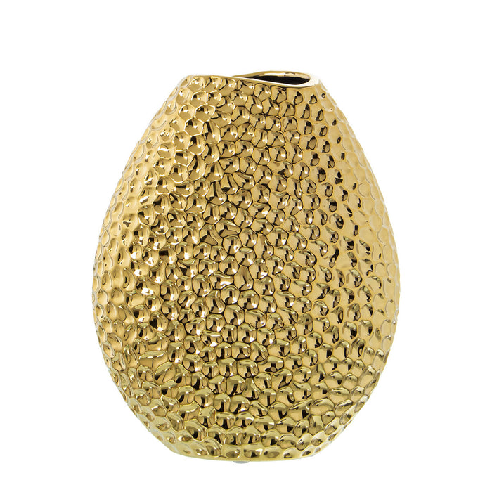 Vase Alexandra House Living Golden Ceramic 18 x 10 x 25 cm