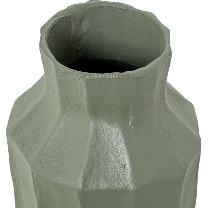 Vase Alexandra House Living Green Aluminium 16 x 16 x 42 cm