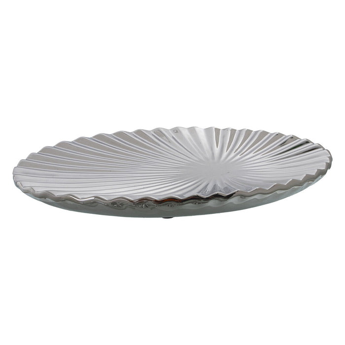 Centerpiece Alexandra House Living Silver 33 x 22 x 4 cm