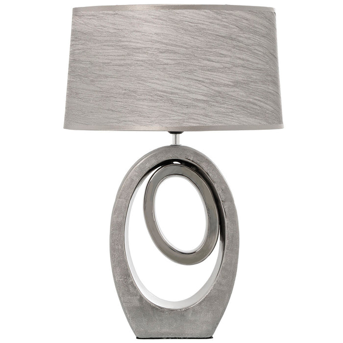 Desk lamp Alexandra House Living Silver Ceramic 40 W 38 x 24 x 57 cm