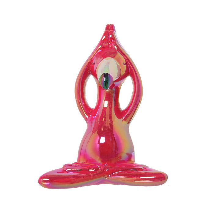 Decorative Figure Alexandra House Living Pink Ceramic Pink flamingo 15 x 18 x 10 cm