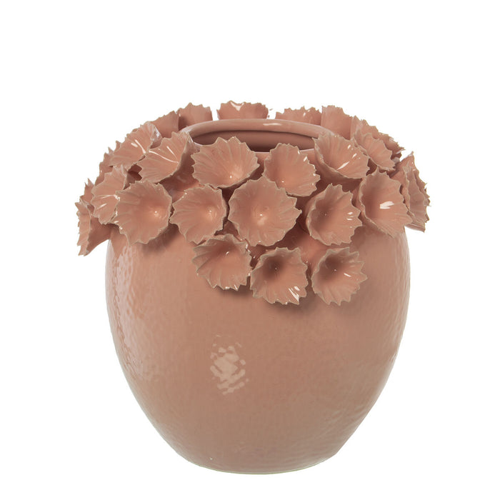 Vase Alexandra House Living Pink Ceramic 25 x 24 x 25 cm