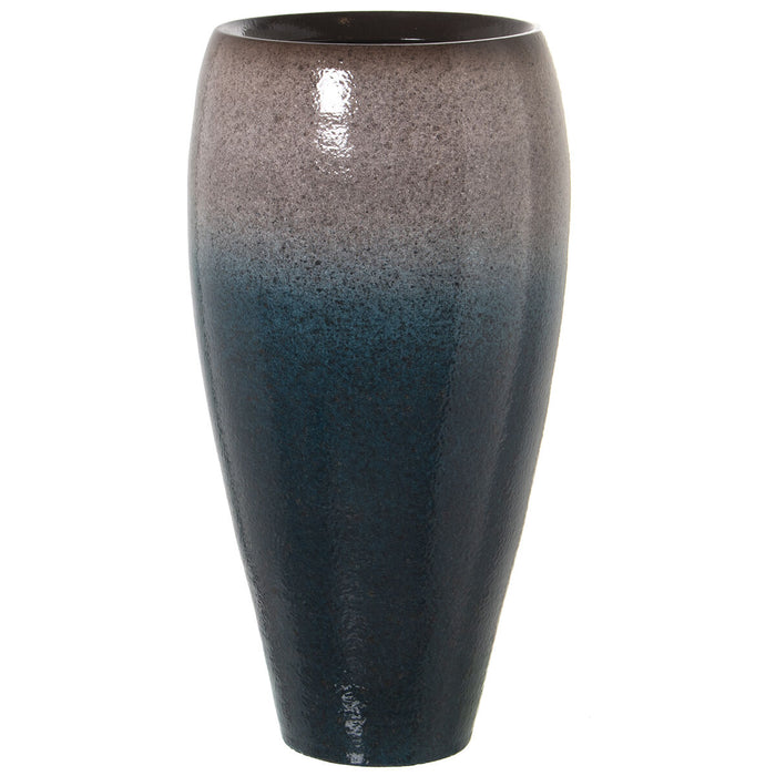 Floor vase Alexandra House Living Dark blue Ceramic 33 x 33 x 65 cm