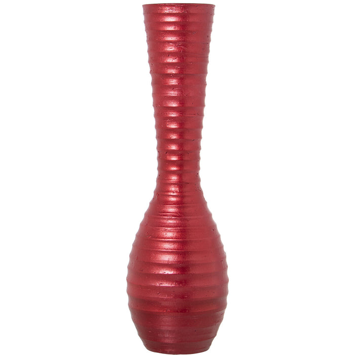 Floor vase Alexandra House Living Red Ceramic 22 x 22 x 74 cm