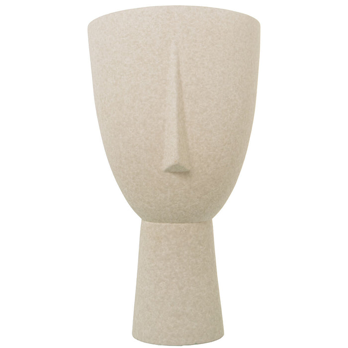 Vase Alexandra House Living Beige Ceramic Face Spotted 23 x 23 x 43 cm