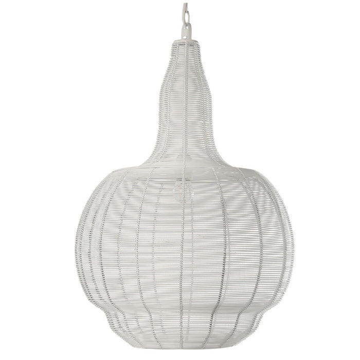 Ceiling Light Alexandra House Living White Metal 60 W 45 x 61 x 45 cm