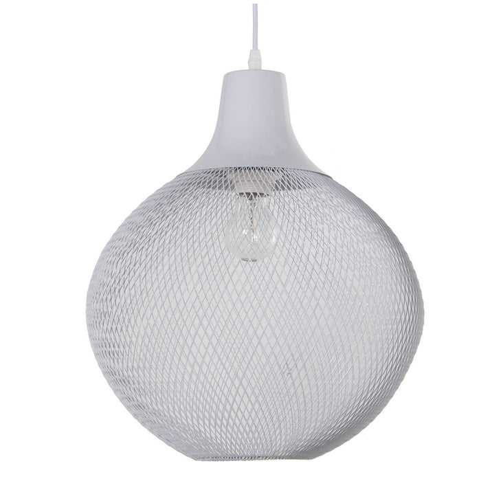 Ceiling Light Alexandra House Living White Metal 40 W 35 x 42 x 35 cm