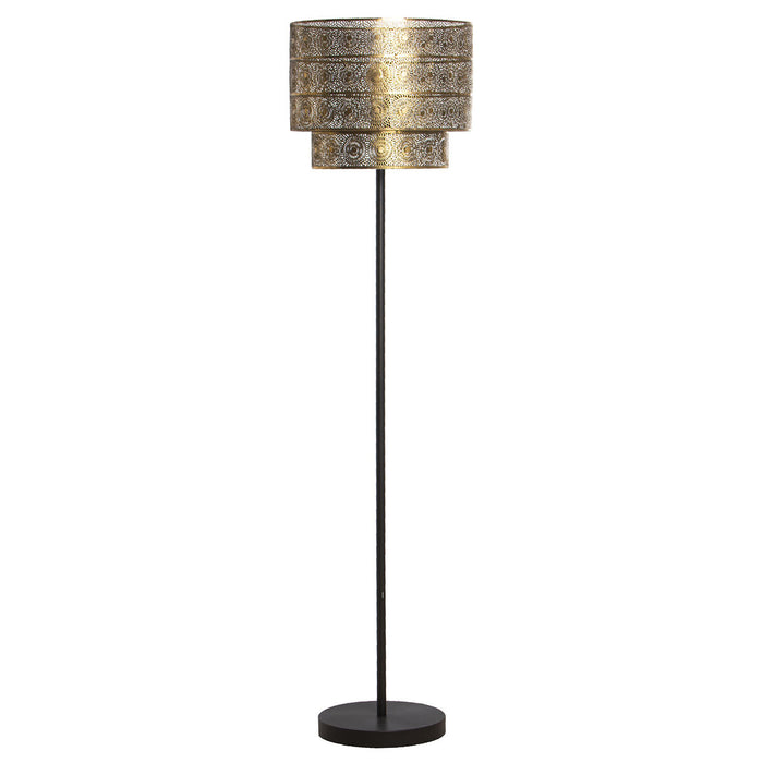 Floor Lamp Alexandra House Living Gold Golden 60 W 39 x 155 x 39 cm