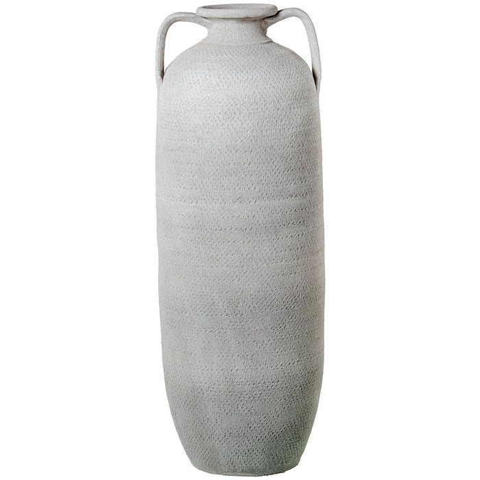 Vase Alexandra House Living White Ceramic 32 x 80 x 32 cm