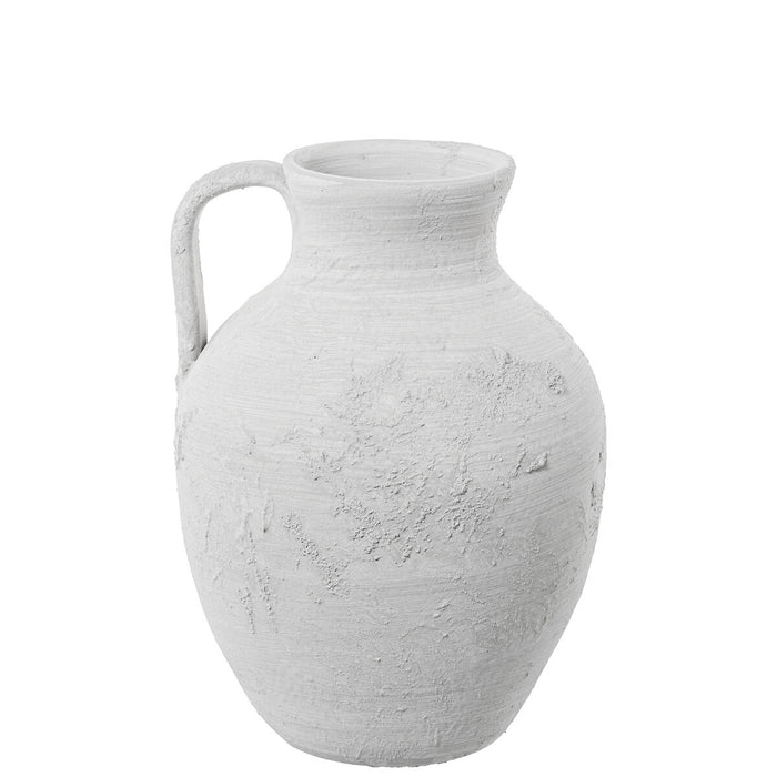 Vase Alexandra House Living White Grey Ceramic 22 x 22 x 33 cm