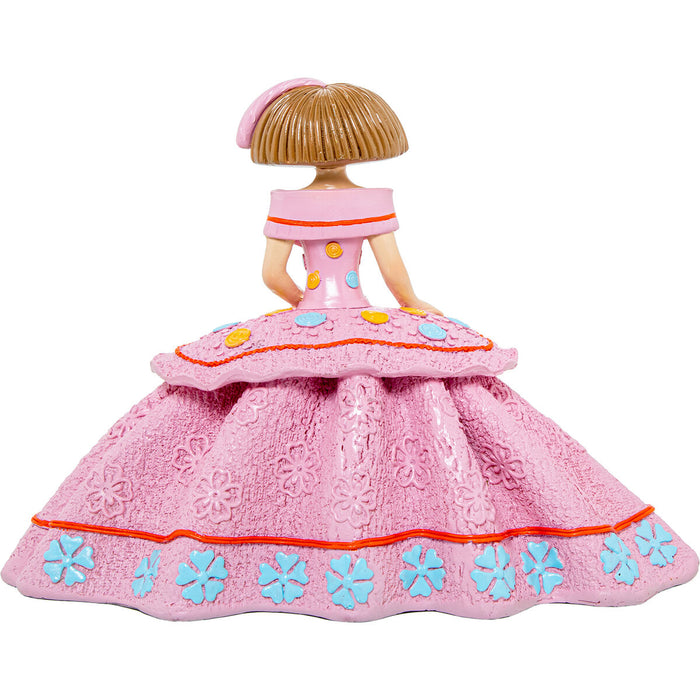 Decorative Figure Alexandra House Living Pink Plastic Dress 25 X 12 X 18 CM