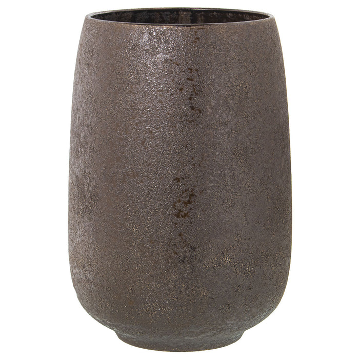 Vase Alexandra House Living Dark brown Ceramic 22 x 22 x 34 cm