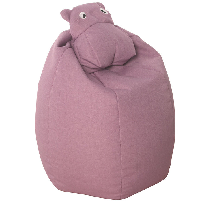 Pouffe Alexandra House Living Pink Plastic Hippopotamus 58 x 65 x 58 cm