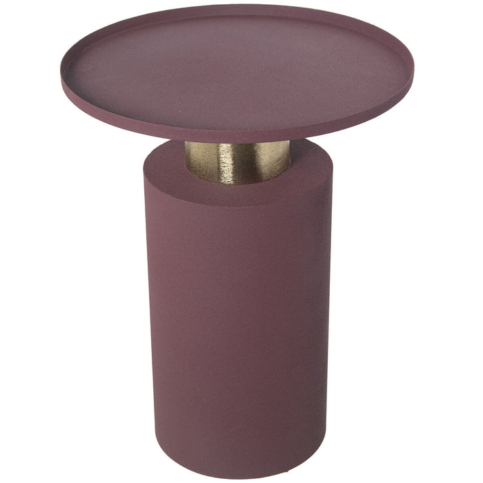 Side table Alexandra House Living Violet Golden 36 x 46 x 36 cm