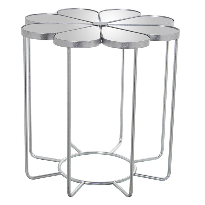 Side table Alexandra House Living Silver 63 x 61 x 63 cm