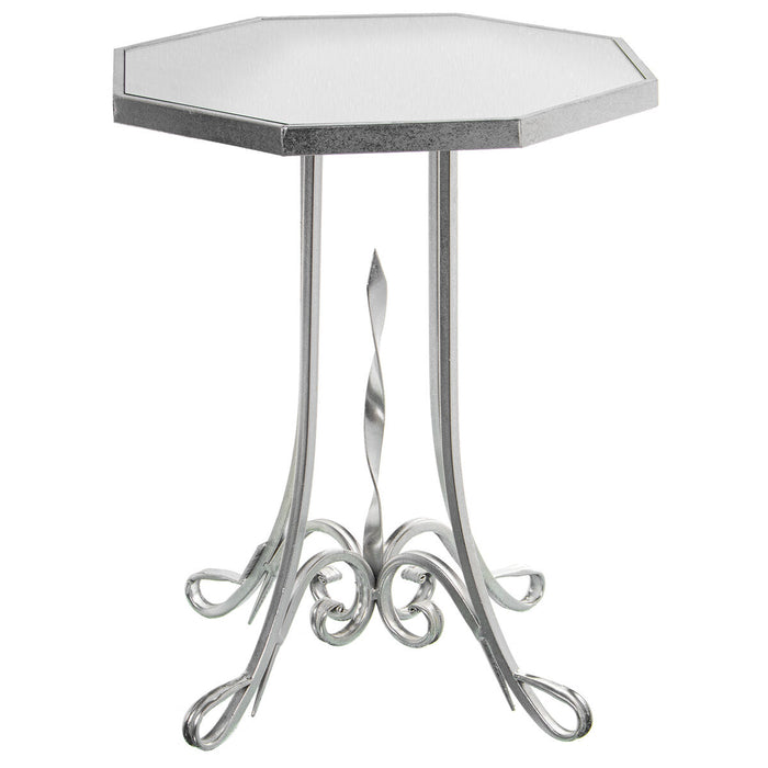 Side table Alexandra House Living Silver 48 x 60 x 48 cm