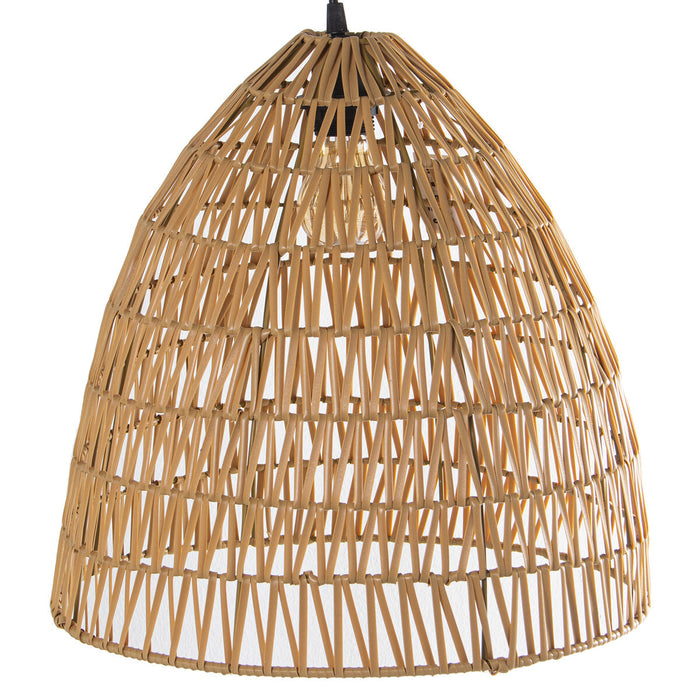 Ceiling Light Alexandra House Living Brown Natural Rattan Natural Fibre 60 W 38 x 146 x 38 cm