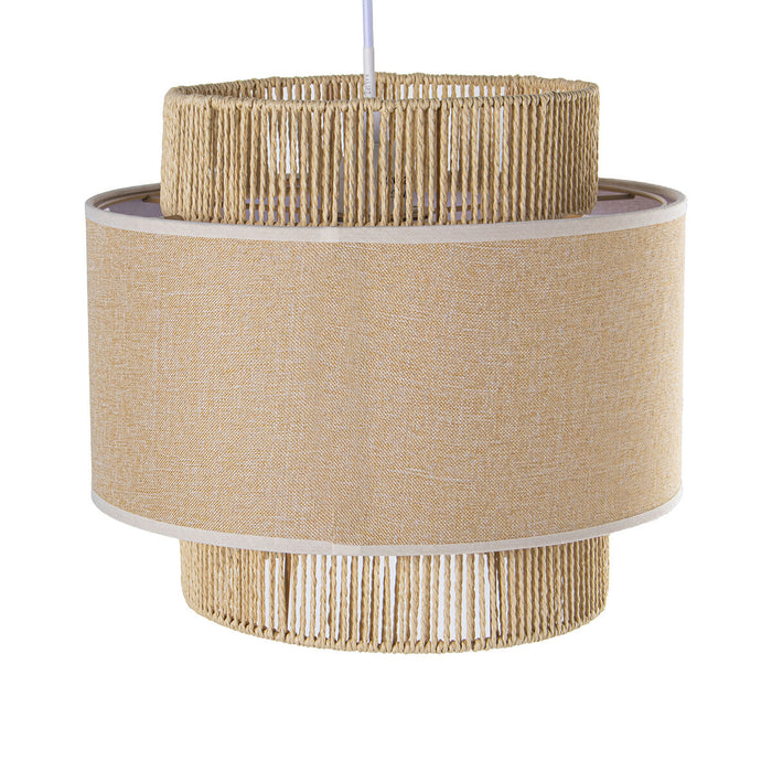 Ceiling Light Alexandra House Living Brown Rattan Natural Fibre 60 W 30 x 26 x 30 cm