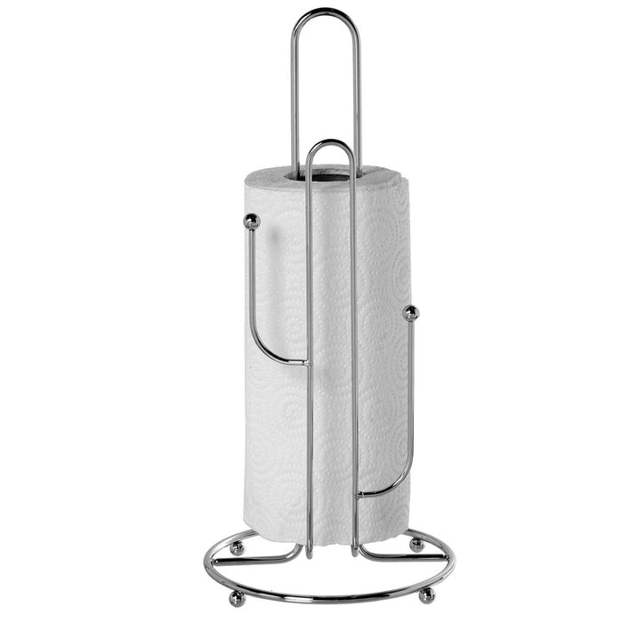 Kitchen Paper holder Alexandra House Living Silver Metal 15 x 34 x 15 cm Chromed