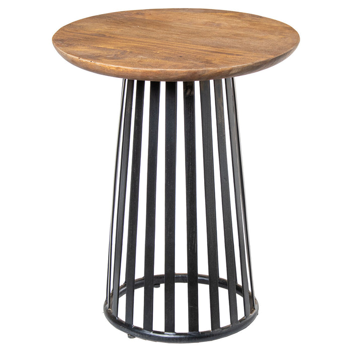 Side table Alexandra House Living Brown Black 45 x 55 x 45 cm