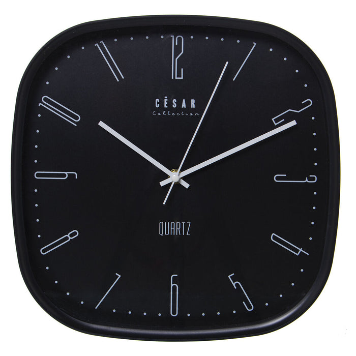 Wall Clock Alexandra House Living Black Acrylic Plastic 30 x 30 x 4 cm