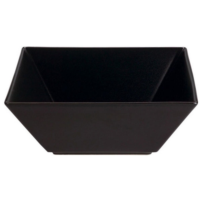 Salad Bowl Stoneware Black Ceramic 22 x 22 x 9 cm