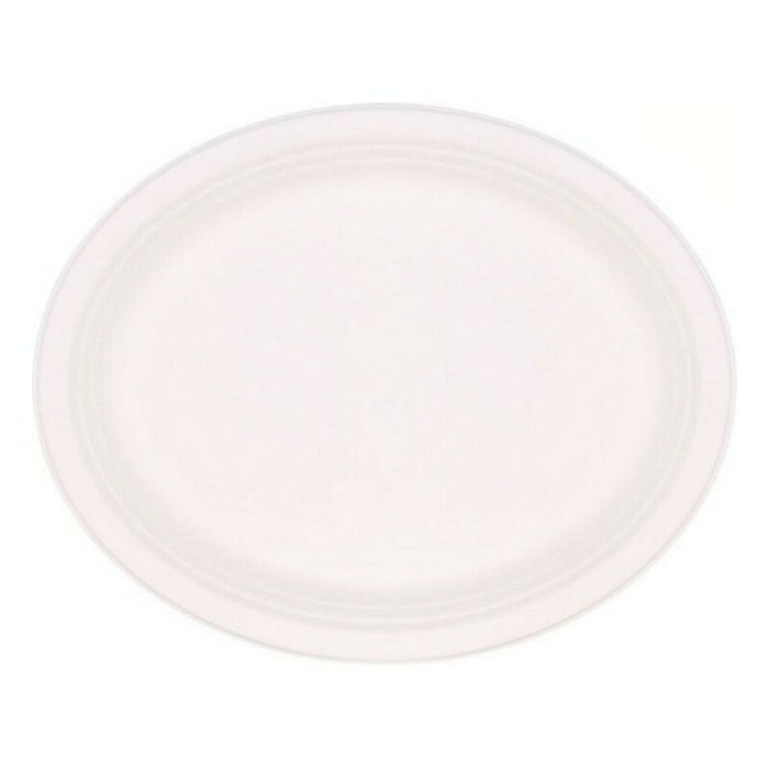 Snack tray Viejo Valle White Oval 32 x 25,5 x 2 cm Snack tray