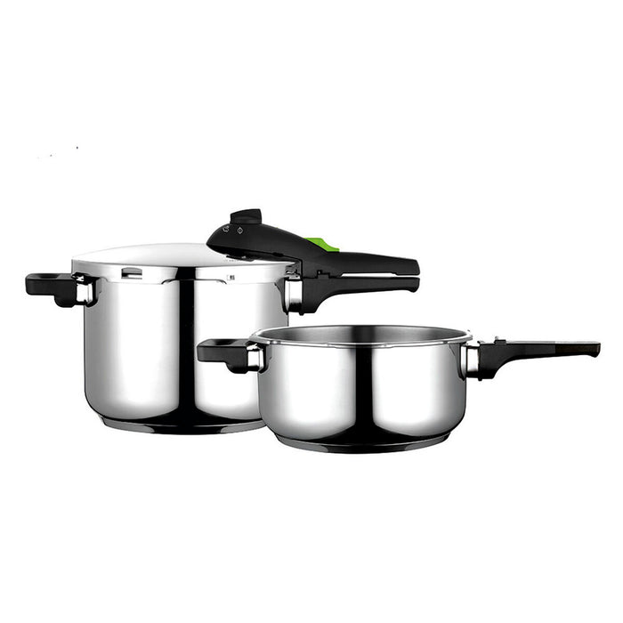 Set of pressure cookers Fagor Rapid Stainless steel 18/10 2 Pieces