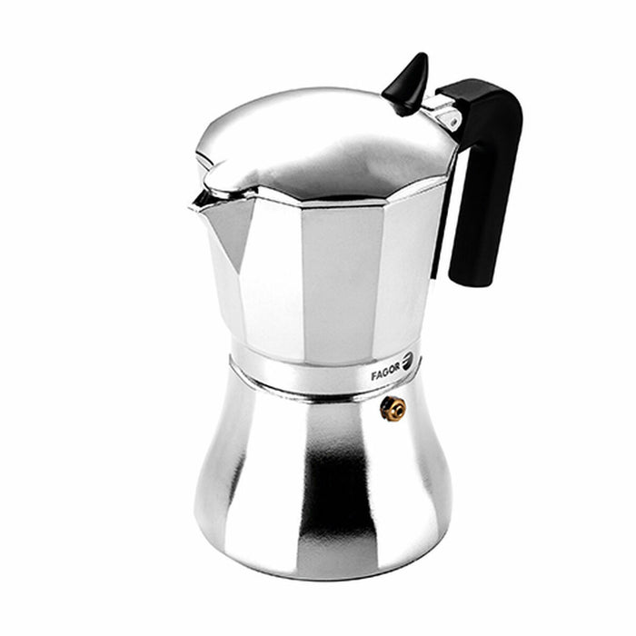 Italian Coffee Pot Fagor CUPY 6 Aluminium