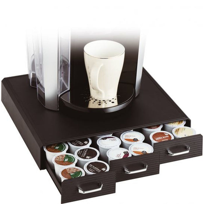 Coffee Capsule Organiser Archivo 2000 CD902 NE Black polystyrene