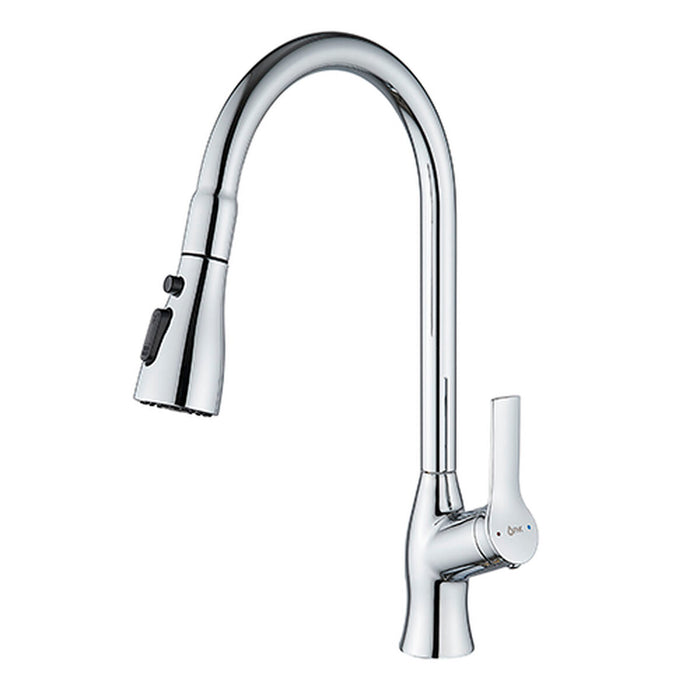 Mixer Tap Fontastock Chrome Stainless steel Brass Ceramic Zinc Alloy C-shaped Height
