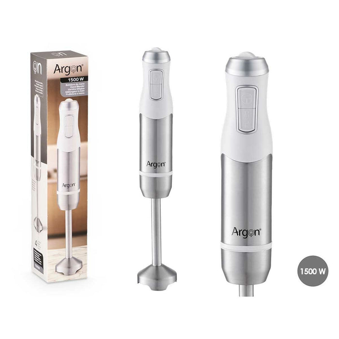 Hand-held Blender Argon White Steel 1500 W