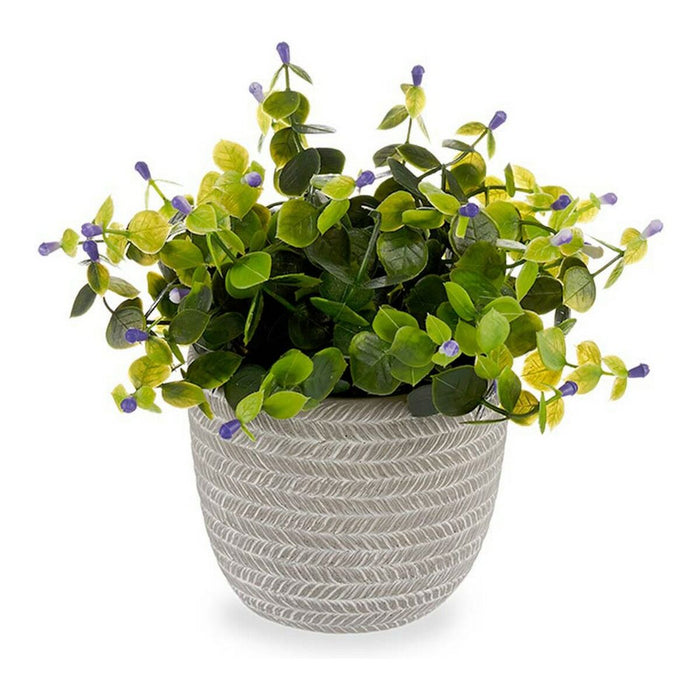 Decorative Plant Lilac Flowers Grey Purple Green Plastic