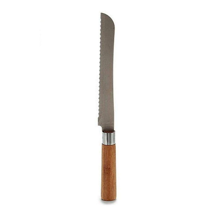 Serrated Knife Wood Bamboo Stainless steel