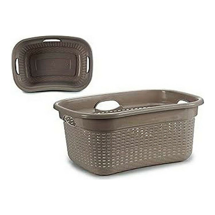 Basket 8430852514318 42,5 x 25,5 x 63,5 cm Beige Plastic 25 L