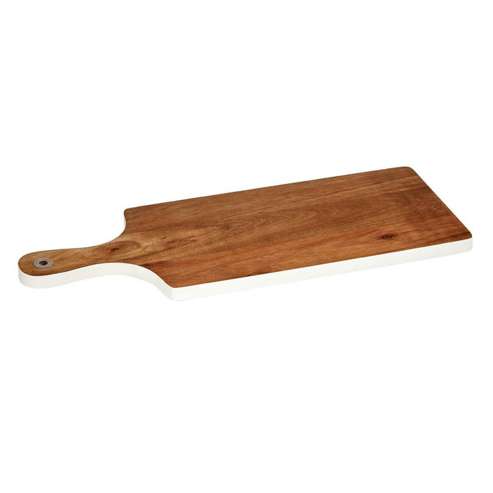 Cutting board Brown White 17,3 x 1,5 x 44,8 cm Acacia