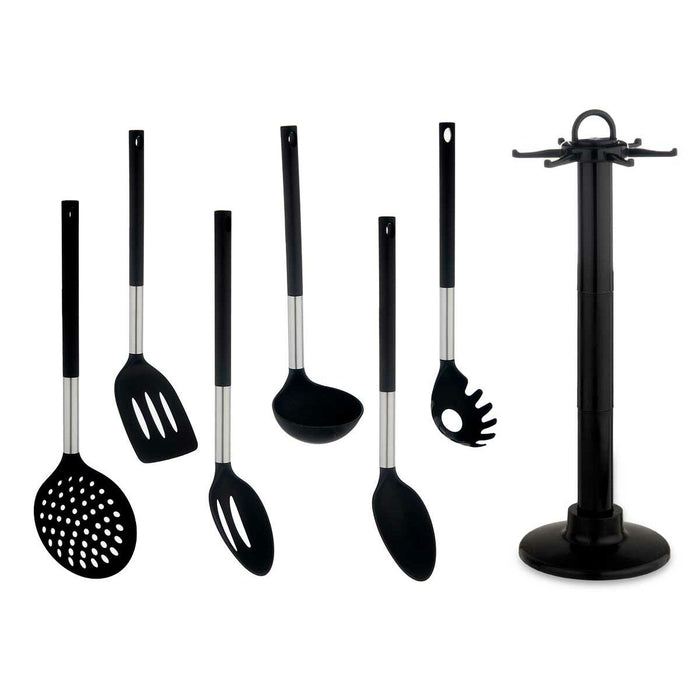 Set of Kitchen Utensils Wood PBT 7 Pieces