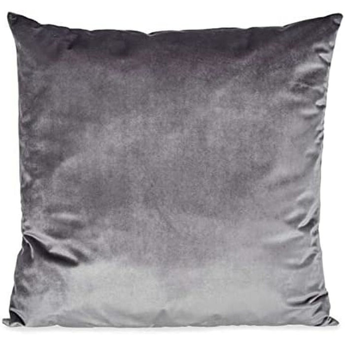 Cushion Squared Velvet Grey (60 x 18 x 60 cm)