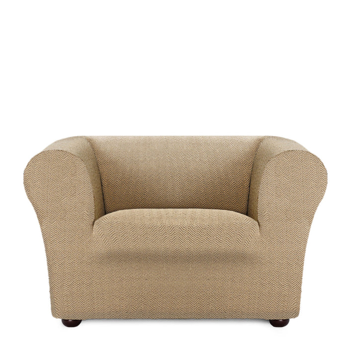 Armchair slipcovers Eysa JAZ Beige 110 x 100 x 130 cm