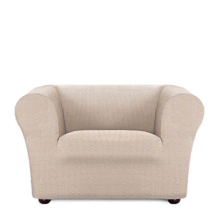 Armchair slipcovers Eysa JAZ Beige 110 x 100 x 130 cm