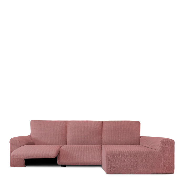 Right long arm chaise longue cover Eysa JAZ Pink 180 x 120 x 360 cm