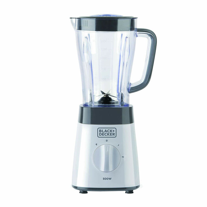 Cup Blender Black & Decker BXJB500E White Transparent 500 W 1,5 L