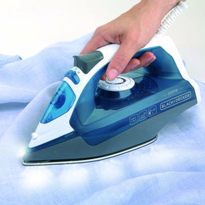 Steam Iron Black & Decker Blue 2200 W