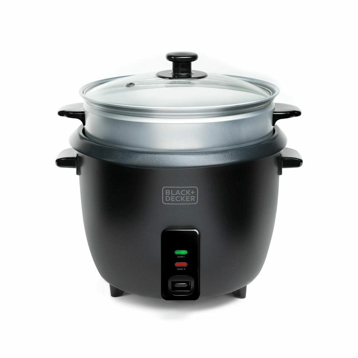 Rice Cooker Black & Decker BXRC1800E Black 1,8 L White Aluminium 700 W