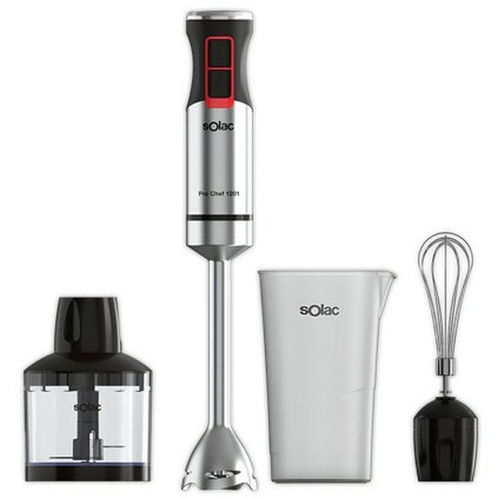 Multifunction Hand Blender with Accessories Solac BA5616 Steel 1200 W