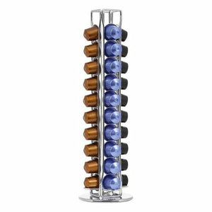 Stand for 40 Coffee Capsules Quttin 107235 Rotating 11,5 x 37 cm (6 Units)