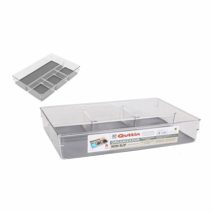 Drawer Organizer Quttin Non-Slip 33 x 22,5 x 6 cm