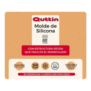 Oven Mould Quttin Silicone Rigid (27,6 x 24,2 x 5,3 cm)