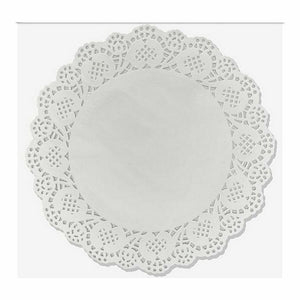 Cake stand Wooow White Paper 24 Pieces